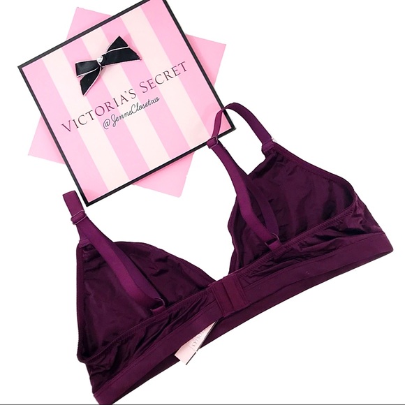 •Victoria’s Secret• Dark plum Keyhole bralette - Picture 2 of 2